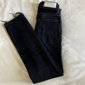 REDONE FADED BLACK STRAIGHT JEAN